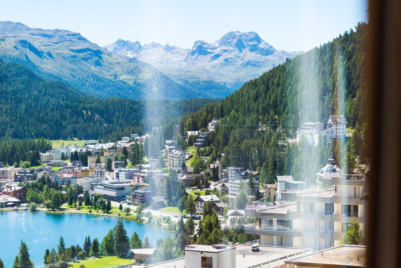 Chesa Languard Hotel Sankt Moritz Buitenkant foto