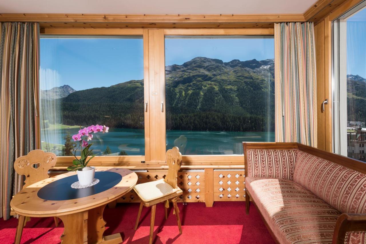 Chesa Languard Hotel Sankt Moritz Buitenkant foto