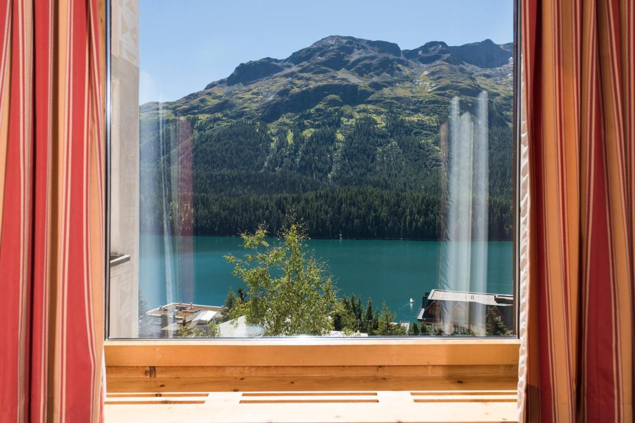 Chesa Languard Hotel Sankt Moritz Buitenkant foto