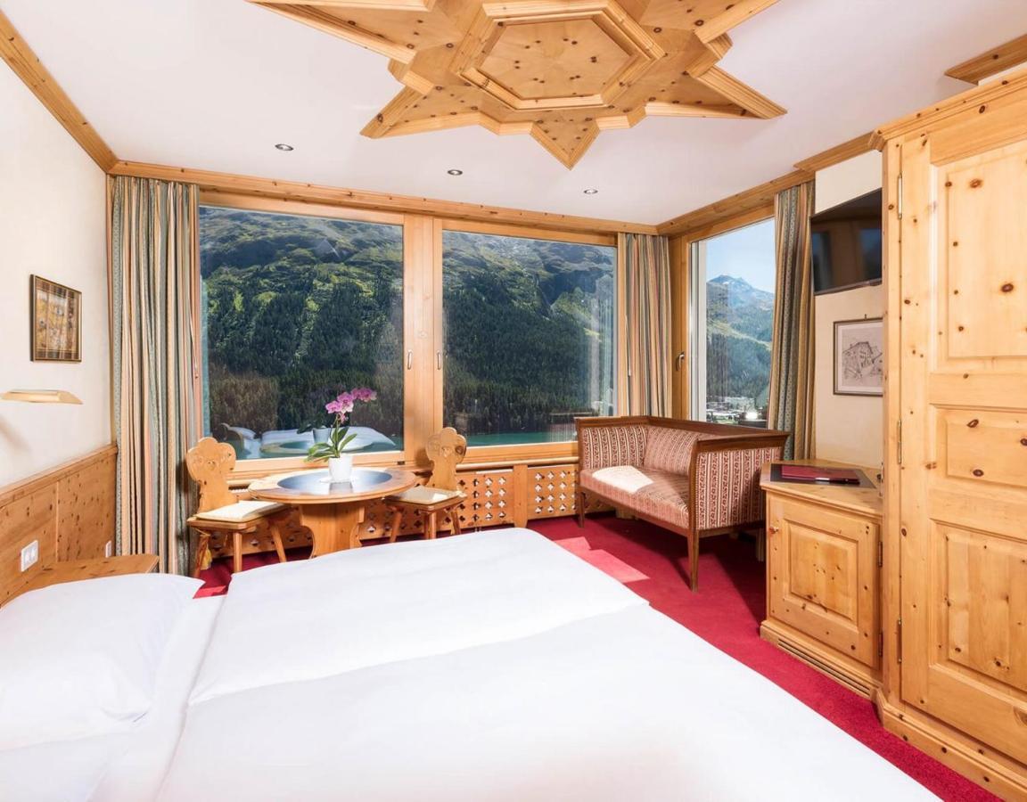 Chesa Languard Hotel Sankt Moritz Buitenkant foto